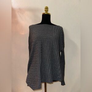 INC International Concepts Charcoal Knit Top